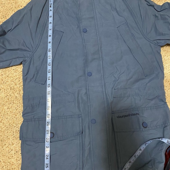 Vineyard Vines Classic Blue Hooded Raincoat - Picture 8 of 9